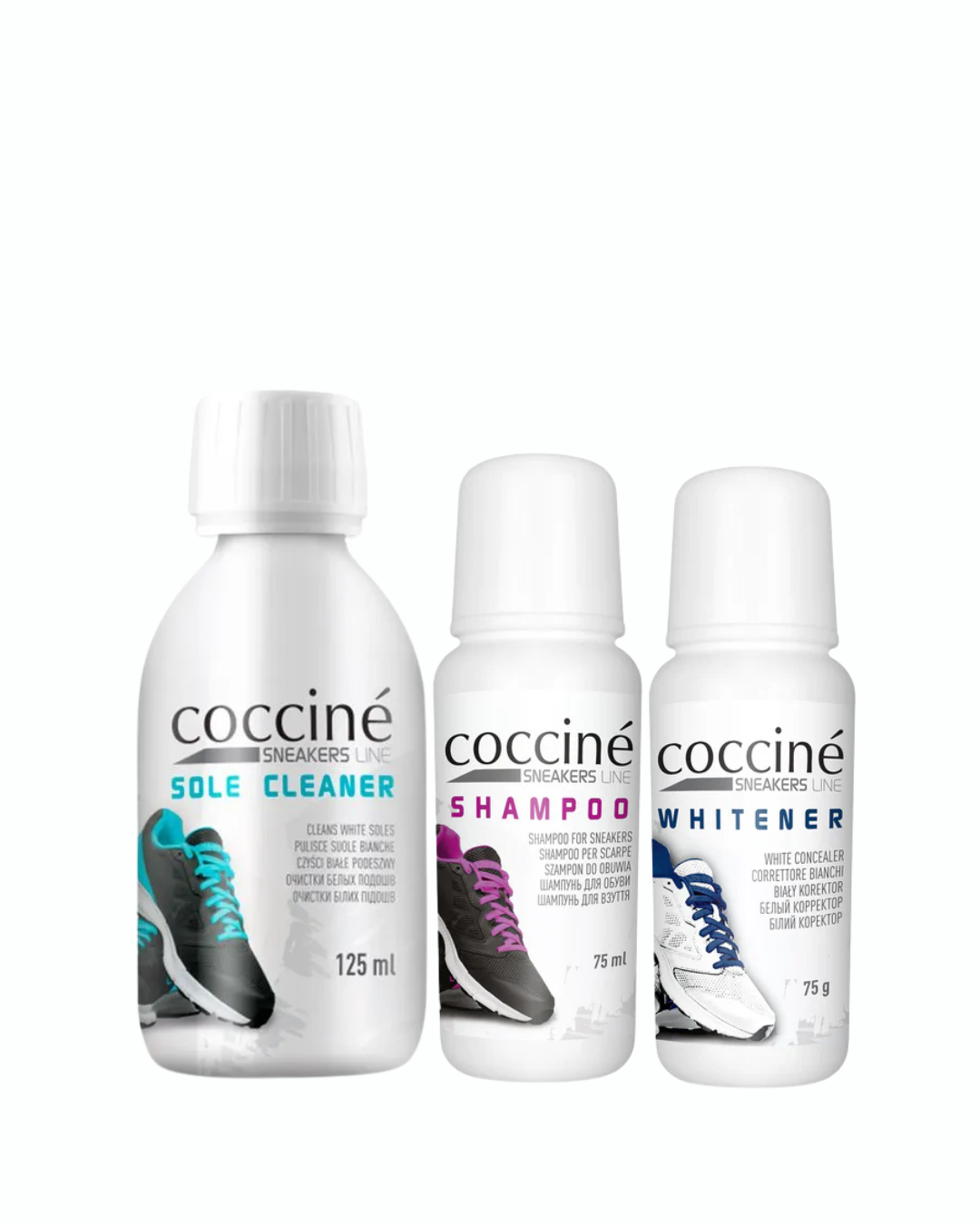 Kit básico para cuidados de calzado de material textil