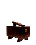 ID. 160 CAJA DE MADERA PARA ACCESORIOS DE CALZADO Y LUSTRE