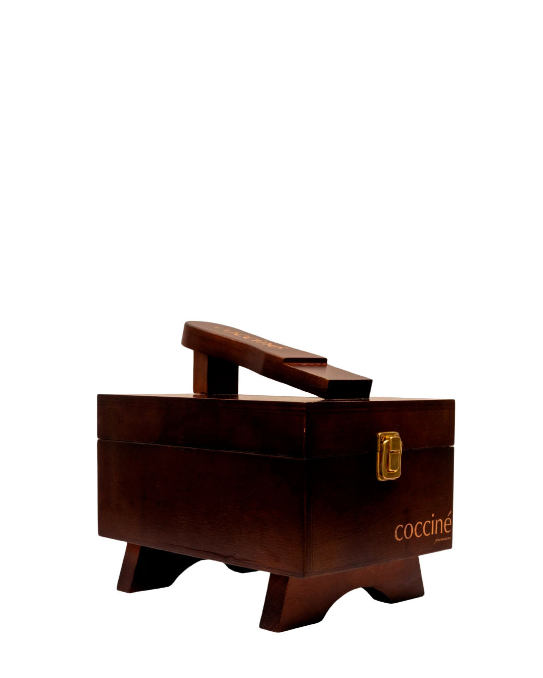 ID. 160 CAJA DE MADERA PARA ACCESORIOS DE CALZADO Y LUSTRE